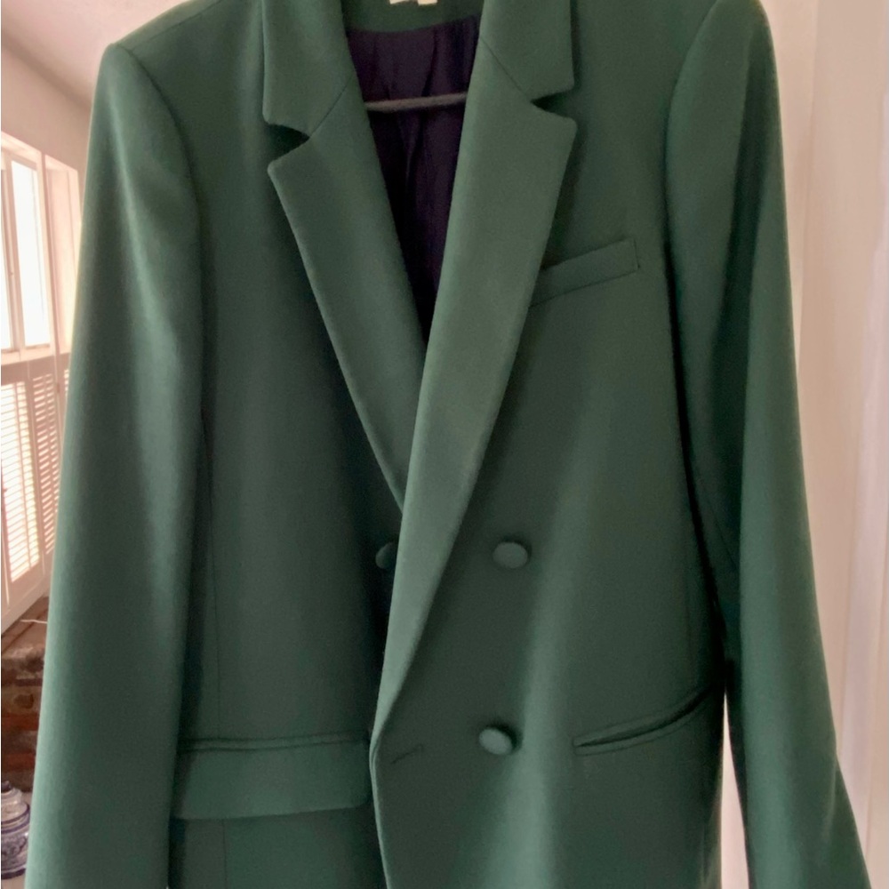 Sezane Forest Green Women's Blazer